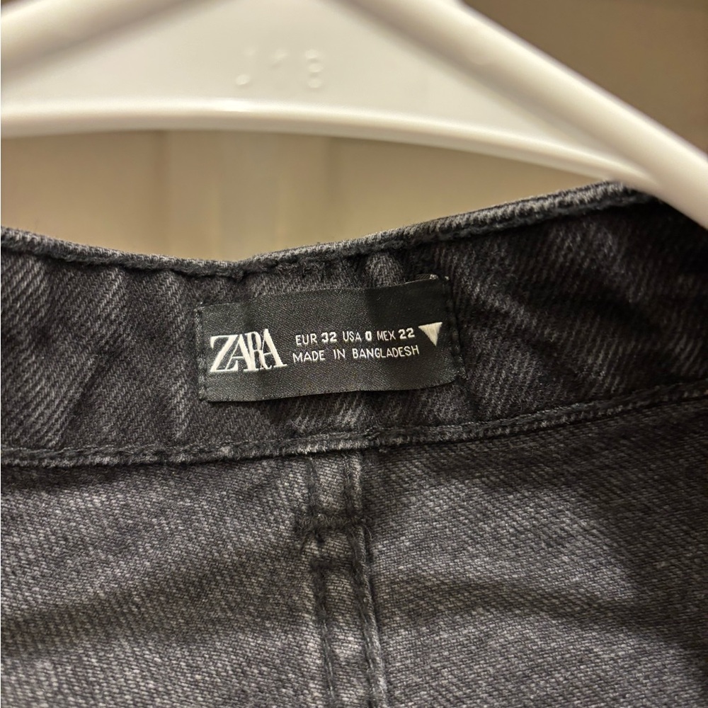 Zara Charcoal Denim Pants